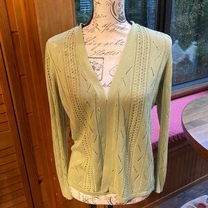 No Button Knit Cardigan